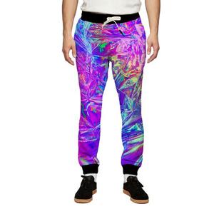 Men's Gradient Green Black Sweatpants <b>Elastic</b> <b>Waist</b> Sublimation Print Casual Joggers Lightweight Polyester Summer Wear1 - Product Image 6