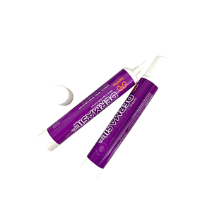 New Designs PE <b>Plastic</b> <b>Tube</b> D19 with Long Pointed Tip and One Layer Screw Cap Color Customizable Packaging Skincare Cream - Product Image 2