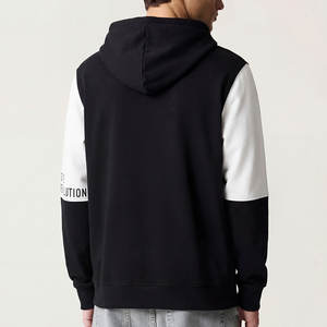 Sweat à capuche pour homme en polyester/coton, couleur unie, broderie personnalisée sur le devant, impression numérique, sweat à capuche de haute qualité respectueux de l'environnement - Product Image 3