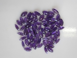 Ametyste violette naturelle africaine, taille marquise 8x4MM, qualité supérieure, pierre précieuse en vrac pour la fabrication de bijoux - Product Image 3