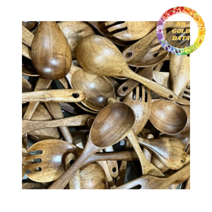 Bulk Supply Wooden Spoon Natural Wood Eco Friendly <b>Kitchen</b> Tool for Food Preparation - Product Image 6