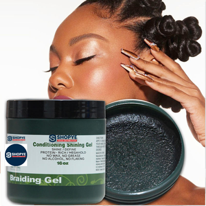 Offre Spéciale – Gel Fixation Forte 16oz 64oz pour Tresses – Lissant & Brillant Unisexe - Product Image 5
