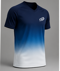 Camiseta Deportiva Personalizada con Sublimación, Cuello en V, Secado Rápido, Transpirable, Spandex/Algodón, para Entrenamiento Deportivo - Product Image 2