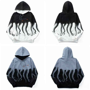 Nouveau Sweat à Capuche Personnalisé Brodé en Molleton 100% Coton Écologique Tendance Vintage Streetwear - Product Image 3