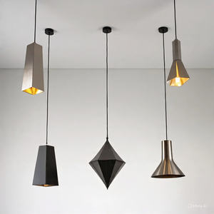 Lámpara Colgante de Diseño Moderno con Acabado Brillante Redondeado, Lámpara de Techo para Sala de Estar y Comedor, Grande - Product Image 2