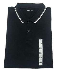 Lot de polos pour hommes, unis et imprimés, surplus d'usine, vente en gros, liquidation, exportation du Bangladesh, qualité en vrac - Product Image 6