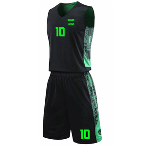Best Quality Digital Print Basketball Uniforms Sets Sleeve Shirts Shorts Customized Team Name Number Printed Quick Dry - Product Image 2