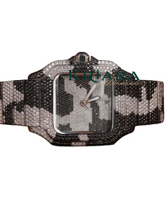 Reloj Automático de Lujo de Acero Inoxidable con Caja Rectangular, Esfera con Diamantes Moissanite, Analógico, para Hombre y Mujer, Joyería de Moda - Product Image 1