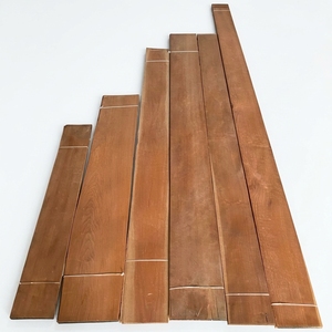 Plaque de placage en bois de cerisier naturel, tranchée, texture lisse, panneau décoratif traditionnel pour cuisine, salon, hôtel, villa - Product Image 3