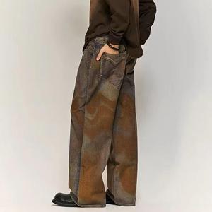 กางเกง MEESAM LEATHER HOSIERY ยูนิเซ็กซ์ ผ้าฝ้าย 100% แห้งเร็ว เอวสูง ทรงหนา สไตล์วินเทจ ทรงปกติ ขาตรง ซักแบบวินเทอร์วอช - Product Image 2