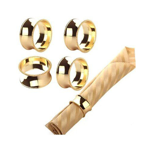 Stylish New Design Metal Napkin Ring Customized Napkin Holder New Arrival For Wedding Hotel Restaurant Use - Product Image 1