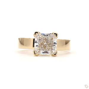18K Gold Fine Jewelry 4.00 Ct Lab Grown Diamond <b>Mens</b> <b>Ring</b> Princess Cut Engagement Anniversary Statement Band Customizable - Product Image 1
