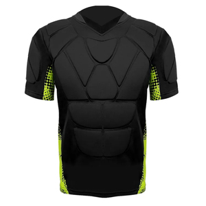 Goalkeeper <b>Padded</b> Compression Shirt Impact Protection Base Layer Breathable Athletic Training Wear compression Shirts - Product Image 1