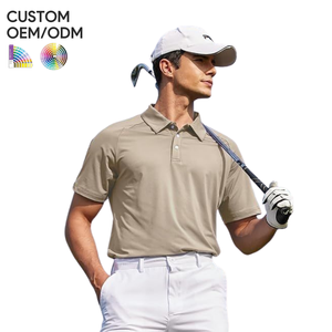 Chemise décontractée pour homme, respirante, unie, avec logo sur le devant |   T-shirt à manches courtes en coton 100% tricoté pour la production de marques OEM/ODM - Product Image 5