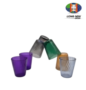 LONGNEW PET <b>Plastic</b> Water Cups | Lightweight Reusable Food-Grade Drinkware - Product Image 3