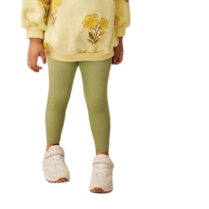 Leggings en coton tricoté pour enfants, respirants, séchage rapide, doux, extensibles, décontractés, longueur intégrale, marque EVERGREEN, vente en gros - Product Image 4