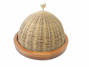 Support à gâteau de qualité durable avec finition nickelée et dôme en verre brillant pour servir des plats sucrés et des desserts - Product Image 4