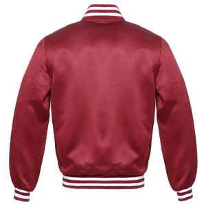 Chaquetas Varsity de Satén con Logotipo Personalizado, de Alta Calidad y Precio Económico, Estilo Urbano, Chaquetas Bomber para Hombre, Nueva Llegada - Product Image 2