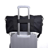 Grand sac de voyage avec compartiment à chaussures, sac de transport pour vêtements, sac de voyage imperméable pour hommes, pour les voyages d'affaires