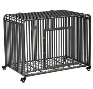 Sparxwizz Engineering Modern Heavy Duty Galvanized Steel <b>Dog</b> Crate Wheels Large Indoor/Outdoor Secure Puppy Enclosure for <b>Dogs</b> - Product Image 1