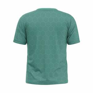T-shirts personnalisés 100% polyester pour hommes, manches courtes, col rond, coupe classique, fabricant OEM ODM, logo personnalisé - Product Image 2