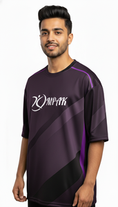 Camiseta Casual Oversize para Hombre, Sublimada, Estilo Urbano, Corte Regular, Transpirable, Ecológica, de Poliéster/Algodón, Prenda de Moda - Product Image 5