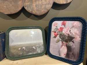 Marco de Fotos de Resina con Cuentas Belladec Royal, Decorativo Floral Vintage, Ligero, Ecológico, Hecho a Mano, Vertical, para Mesa - Product Image 3