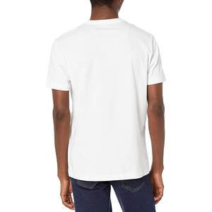 T-shirt à manches courtes pour homme, coupe classique, col rond, blanc uni, décontracté, 100% coton, écologique, 180g - Product Image 2