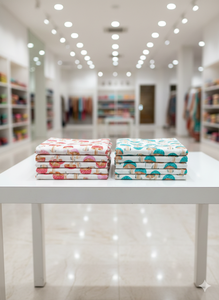 Tela Popelina con Estampado de Hongos, Ecológica, Orgánica, Transpirable, Ligera, de Algodón Peinado, para Vestidos de Niñas y Niños - Product Image 3