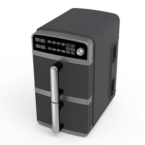 Four à friture numérique à double porte Sudex ARF-73, 12 L, en acier inoxydable, cuisinière électrique sans huile pour la préparation de repas en famille - Product Image 5