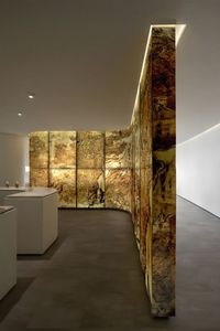 แผ่นหินตกแต่งภายในแบบโปร่งแสง 100% หินธรรมชาติ สำหรับตกแต่งภายใน/ภายนอก วิลล่า โรงแรม ใช้งานได้นาน 5 ปีขึ้นไป - Product Image 5