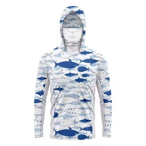 Personnalisez votre design, protection UV, sweat-shirt de pêche à manches longues pour homme, séchage rapide - Product Image 4