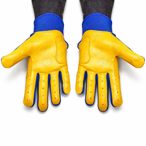 Nuevos Guantes de Béisbol de Cuero con Logotipo Personalizado, Tamaños Personalizados, Ambidiestros, Combinación de Colores Única, Entrenamiento Profesional - Product Image 5