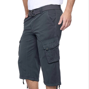 Wholesale Custom Logo Plus Size Men Shorts Summer Pocket Baggy Denim Shorts Men Vintage Fashion Men Cargo Shorts - Product Image 1