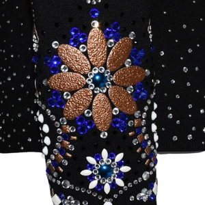 Camisa Premium con Pedrería para Competencia de Equitación Western, Rodeo y Exhibición Ecuestre, Ligera y Ecológica - Product Image 3