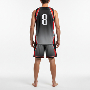 Oferta Relámpago: Uniforme de Baloncesto al Por Mayor, Nuevo, Moderno, Personalizado con Nombre de Equipo, Manga Corta, Secado Rápido - Product Image 2