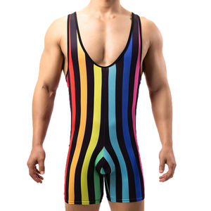 Oferta Especial: Singlet Deportivo Profesional para Hombre, Tejido, Reversible, Transpirable, de Secado Rápido, con Logotipo Frontal, para Gimnasio, Fitness y Lucha - Product Image 1