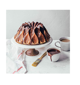 Support à gâteau carré en bois et marbre, créatif, en bois de manguier avec plateau supérieur en marbre rond, best-seller - Product Image 2