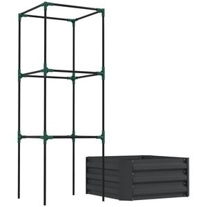 Fioriera Sospesa in Legno, Vaso da Giardino e Accessorio per Scaffale Portafiori per Giardini Esterni - Product Image 3