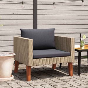 Divano da Giardino Beige Antracite - Product Image 1