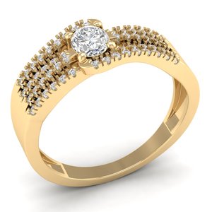 Anillos de Compromiso REYES de Plata de Ley 925 de Alta Calidad con Moissanita Certificada por GRA para Mujer, Diseño Original, Joyería Fina para Boda - Product Image 2