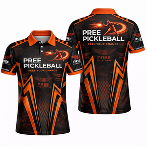 Camiseta de Polo para Pickleball, Edición Torneo Interior, Uniforme de Rendimiento Sublimado para Club, Primavera/Verano - Product Image 1