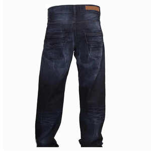 New Wholesale Men's Baggy Denim <b>Jeans</b> Pants Custom Logo Stylish Streetwear Hip Hop <b>Embroidered</b> - Product Image 1