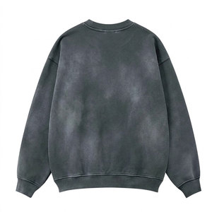 Custom <b>Printed</b> Crew Neck <b>Sweatshirt</b> Women 100% Cotton Knitted Puff Letter Front Autumn Regular Fit Full Sleeve - Product Image 5