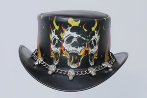 Sombrero Clásico Unisex Personalizado de Fabricante OEM, Sombrero Vaquero de Cuero Vintage Estilo Western para las Cuatro Estaciones - Product Image 5