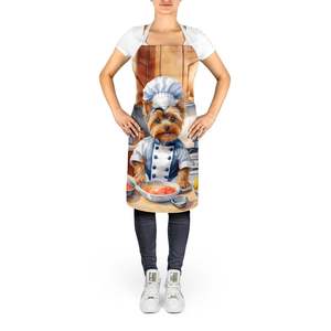 Yorkie Yorkshire Terrier Adult Unisex Large Multicolor Chef <b>Apron</b> for <b>Kitchen</b> Cooking Baking Crafts Gardening for Men <b>Women</b> - Product Image 2