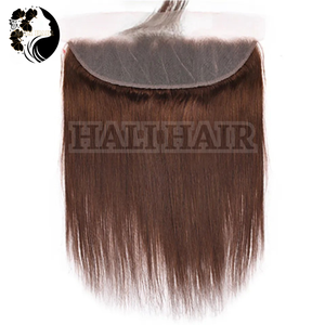 Extensiones humanas Remy rectas vietnamitas de alta calidad de 100g, cierre Frontal de onda corporal de 13x4, súper teñido con doble dibujo, todos los colores - Product Image 2