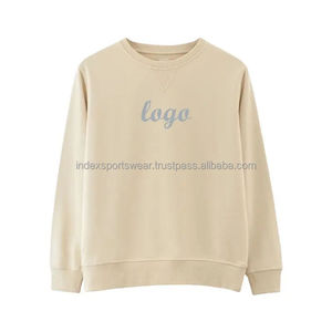 <b>Pink</b> Crew Neck <b>Sweatshirt</b> Full Sleeve Casual Plus Size Letter Print Autumn Wear For Adults - Product Image 2