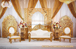 LoveSeat-Conjunto de sofás para novia y novio, juego de asientos con dos sillas, estilo barco árabe, para recepción - Product Image 2