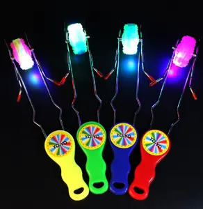 Retro Light up Gyro Wheel Rail Twirlers Flashing Fidget Wheel Vintage Fidget Toy for Teens Gifts